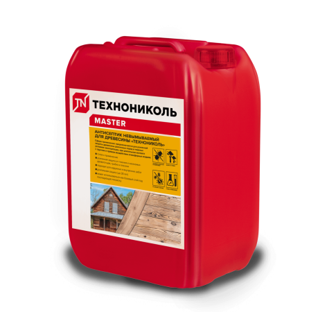 Антисептик для древесины несмываемый Технониколь, 10 л Антисептик для древесины несмываемый Технониколь, 10 л